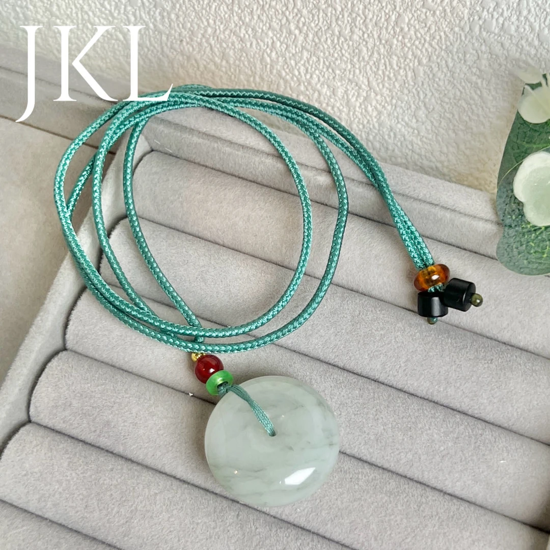 【金旭明玉】天山翠平安扣时尚百搭清新气质多样性发一件