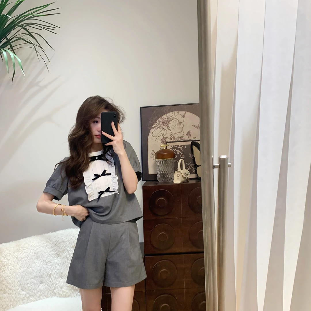 【柔光铃兰套装】原创设计师女装法式复古日常可穿套装