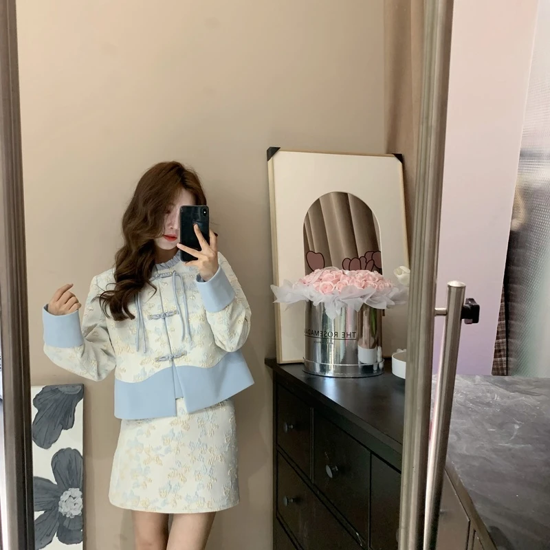 【白芷初灵套装】原创设计师女装新中式国风日常可穿套装