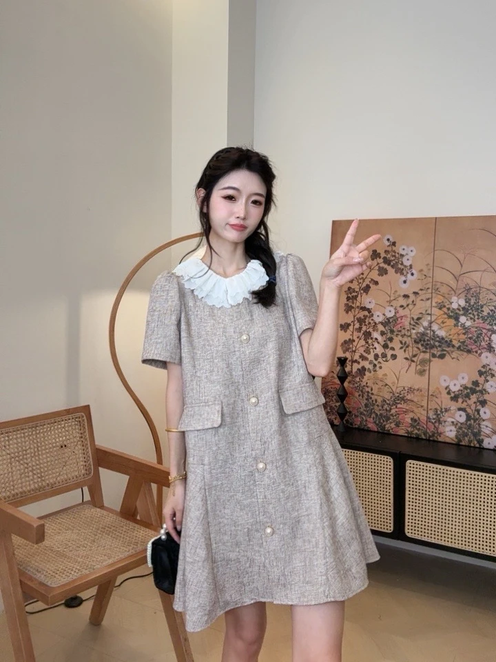 【卢瓦尔晚风连衣裙】原创设计师女装法式复古日常可穿