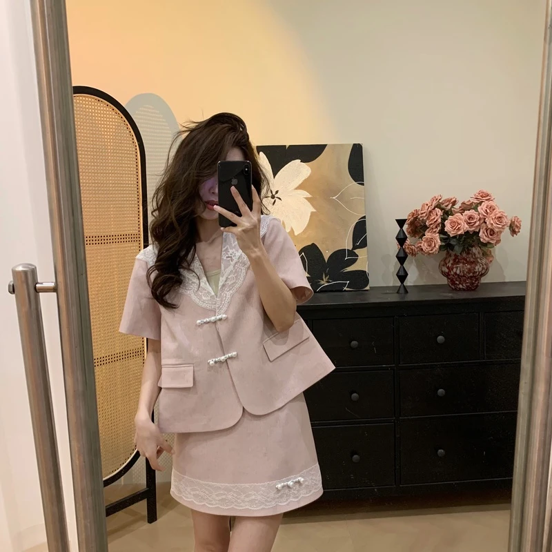 【山月浪漫套装】原创设计师女装法式复古日常可穿套装