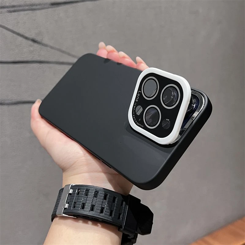 镜头磁吸支架苹果14promax手机壳镜头膜iPhone13高级感12磨砂全包