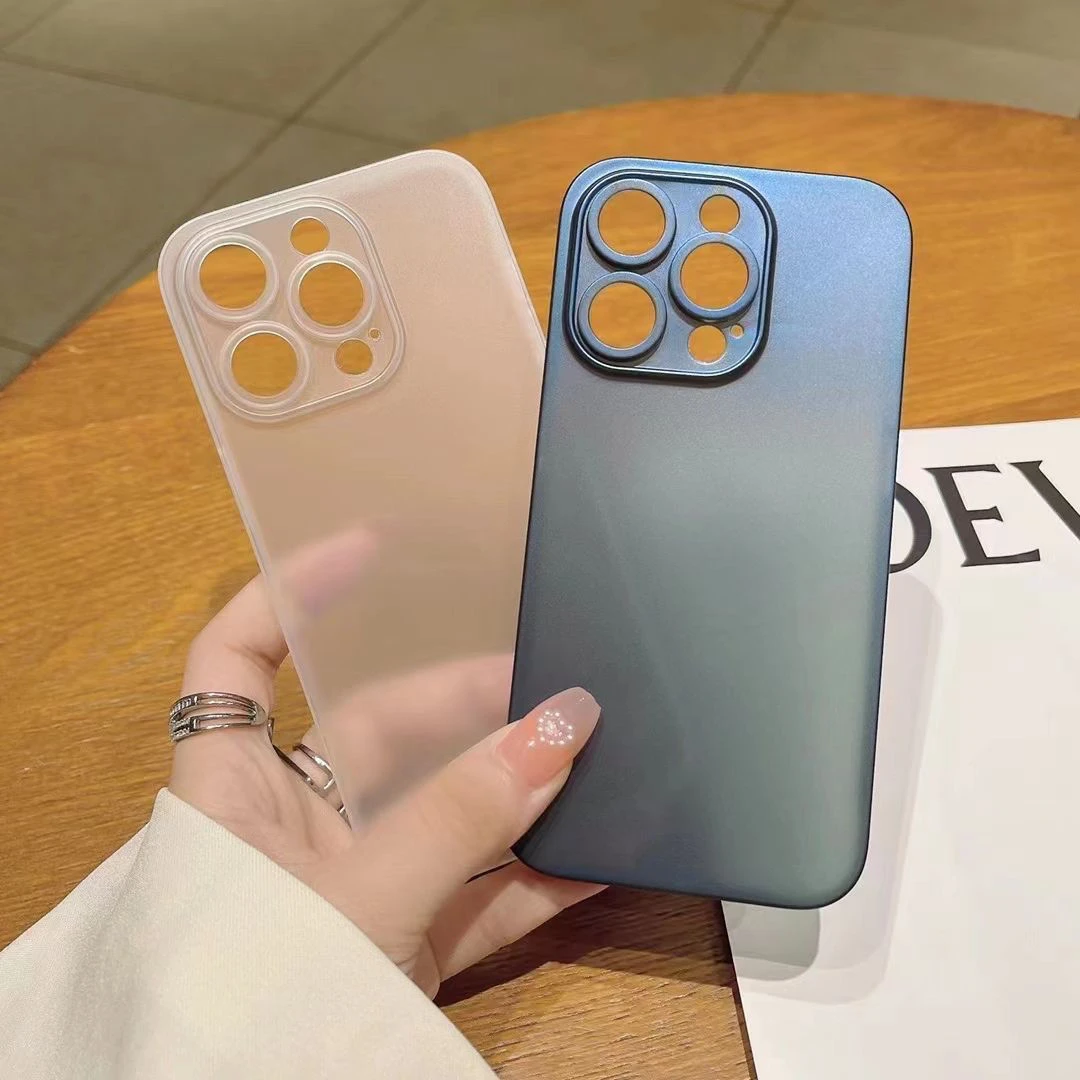 网红超薄全包苹果14手机壳iPhone14plus硬壳13promax磨砂不易发黄