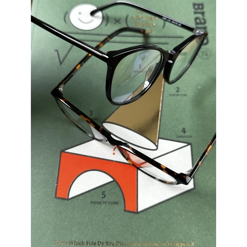 【落日衔山玳瑁红 】 慵懒即随性 女款早八人避不过的黑框