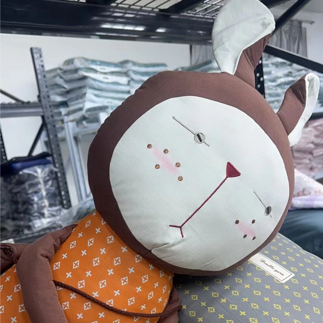【品质优享】双层纱布艺安抚玩偶睡觉抱枕儿童床上玩具公仔