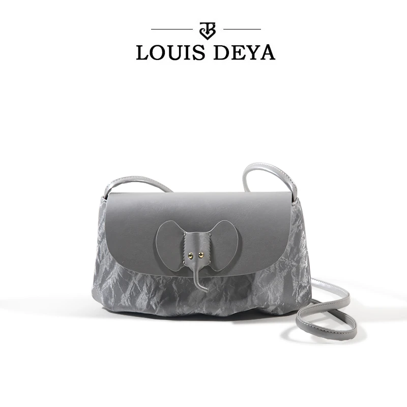 【LOUISDEYA】2024新款轻奢时尚百搭国风春风佛面银色女士迷你小包