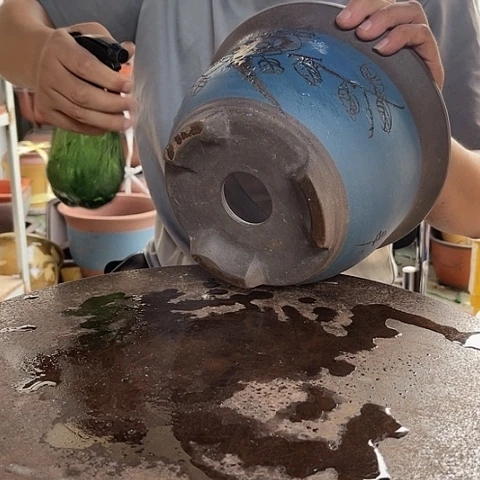 紫砂20CM（含）-50CM（不含）新品蓝大