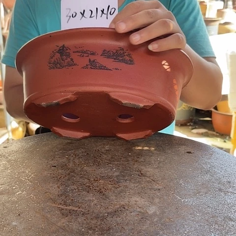 红陶20CM（含）-50CM（不含）30红椭圆