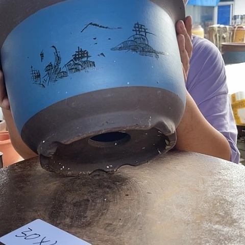 紫砂20CM（含）-50CM（不含）蓝色012