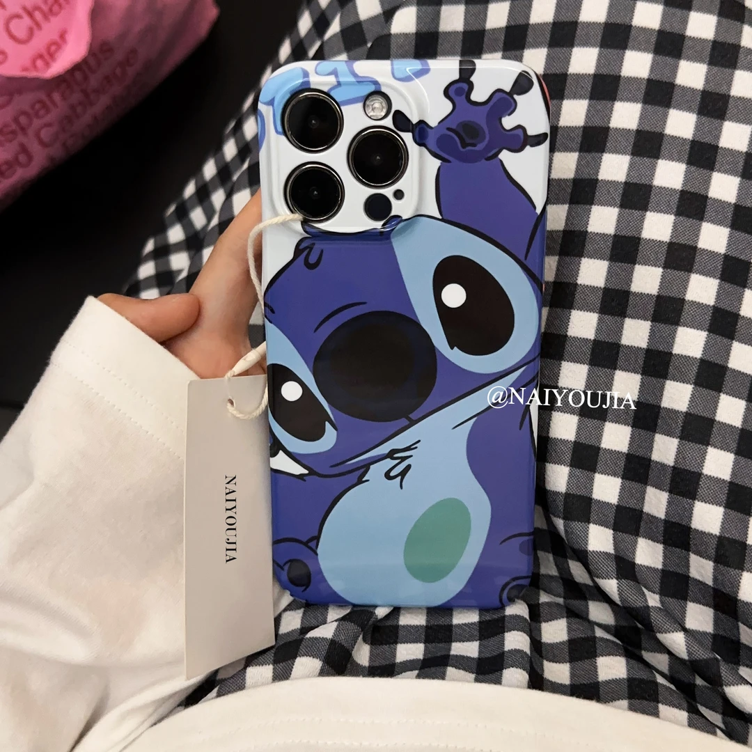史迪仔菲林壳全包防摔华为苹果15promax/iPhone1413pro12手机壳