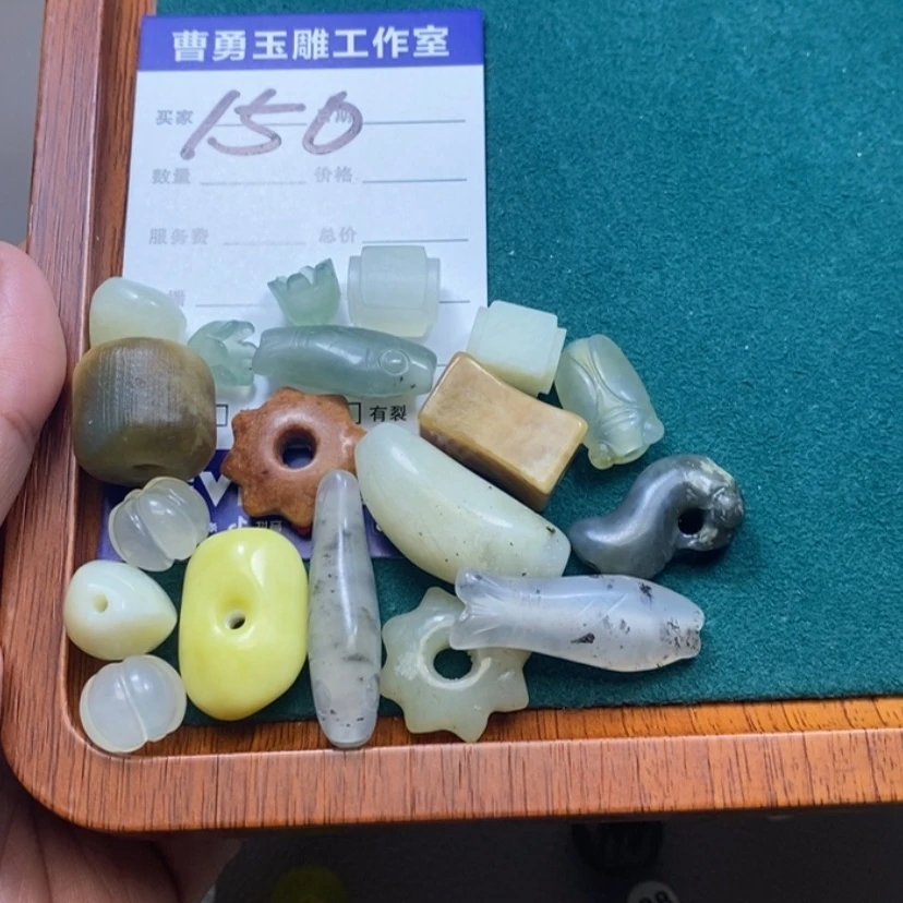 【闪购商品】岫玉吊坠(不含链)未镶嵌颖*