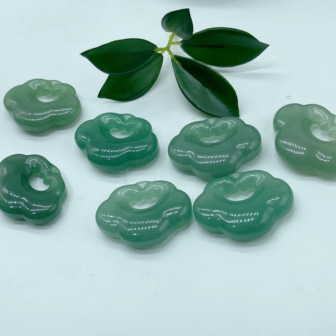 东陵玉大祥云如意锁吊坠（拍一发一多样性发货）