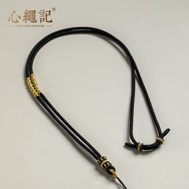 布艺吊坠 绳子手工吊坠绳平安扣佛公玉石项祥云平安扣情侣吊坠绳
