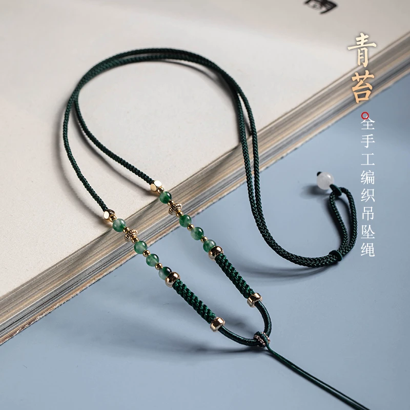 复古柔软手工挂脖挂件绳可调节原创时尚民族风藏式民族风挂脖绳