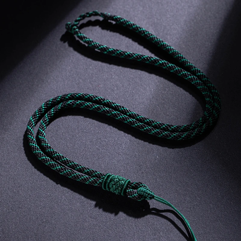 繁花结手工编织玉坠男女高档平安扣百搭简约款专用吊坠绳绳子挂绳