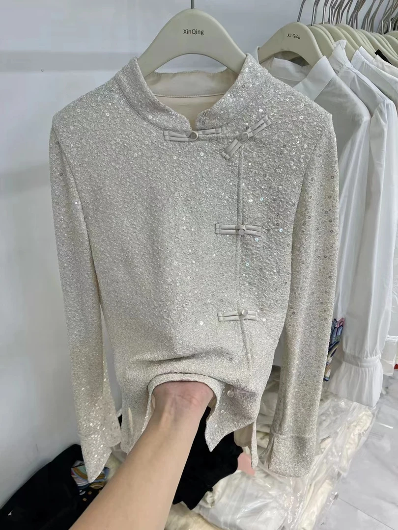 蜗牛家档口代拍链接长袖小衫23118