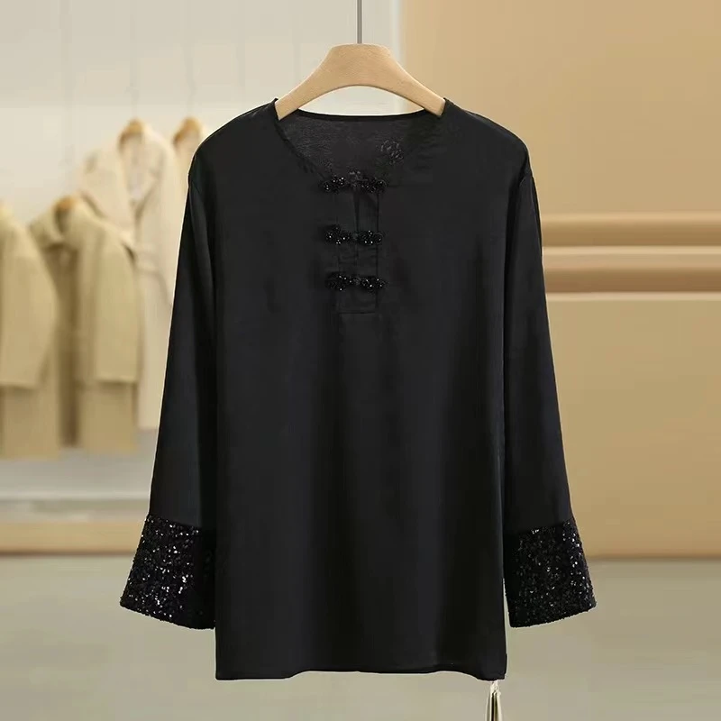 蜗牛记档口代拍链接秋款小衫8382