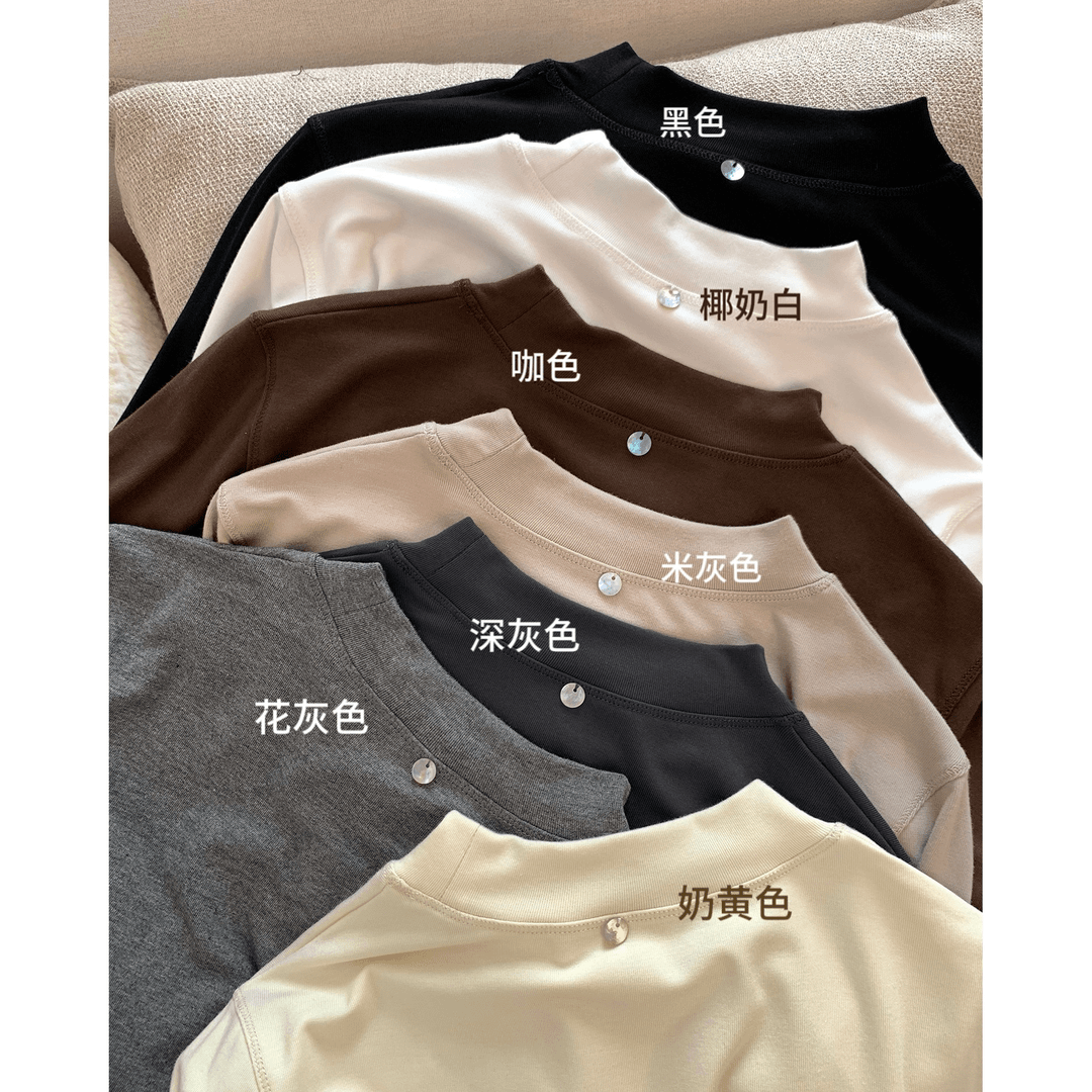 DAYUE家【果冻长袖T】人手BI备!秋冬刚需! 软fufu基础百搭亲肤打底T