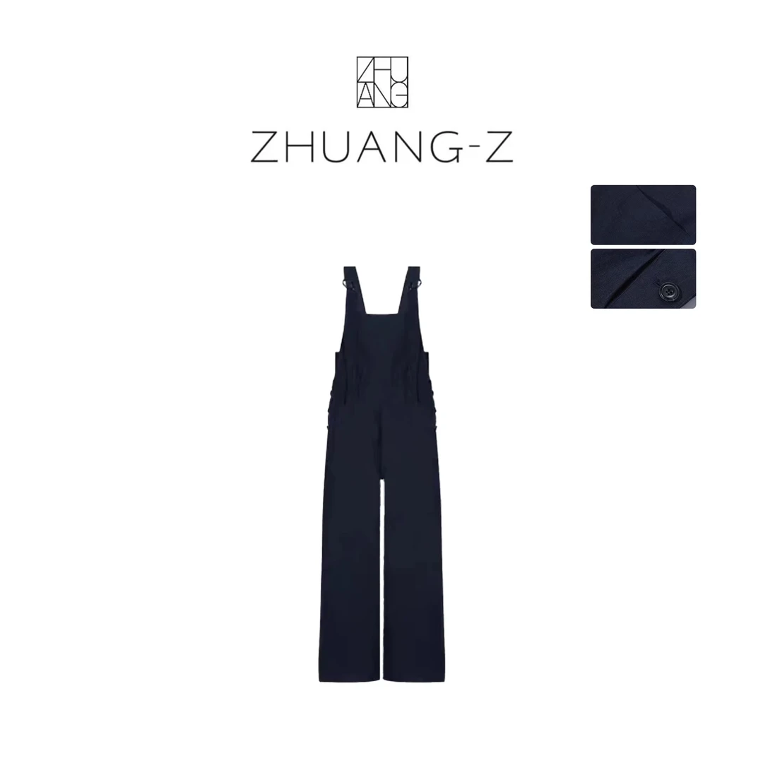 【ZHUANG -Z】（元气）夏款设计简约显瘦减龄休闲时尚百搭背带裤