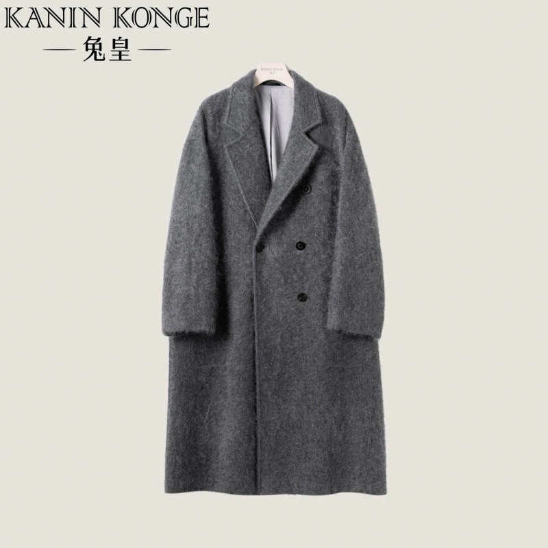 经典双排扣长款大衣ZBTC0501