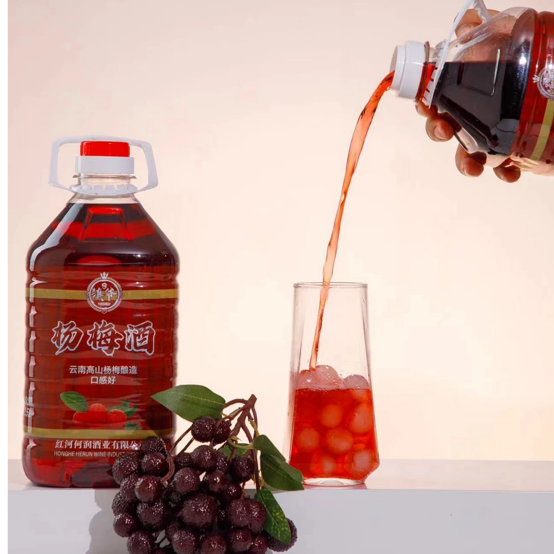 云南高山杨梅酒2桶装 1桶5斤12度微醺果酒