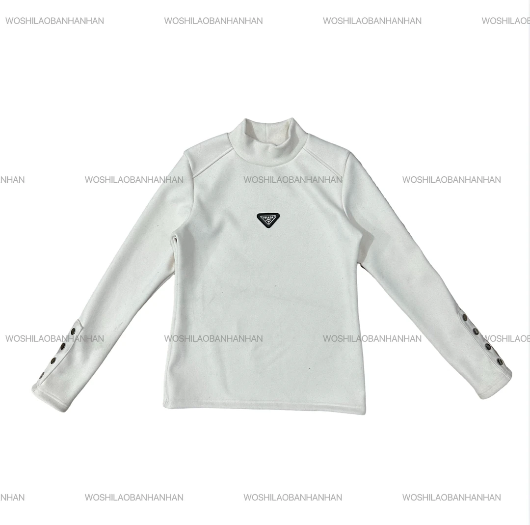 柜子699！慕斯加厚半领设计感修身显瘦上衣2599