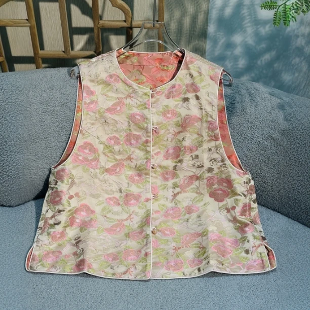 【SHANGLIU】JM1611新中式国潮风百搭提花长袖休闲女装秋季（113）