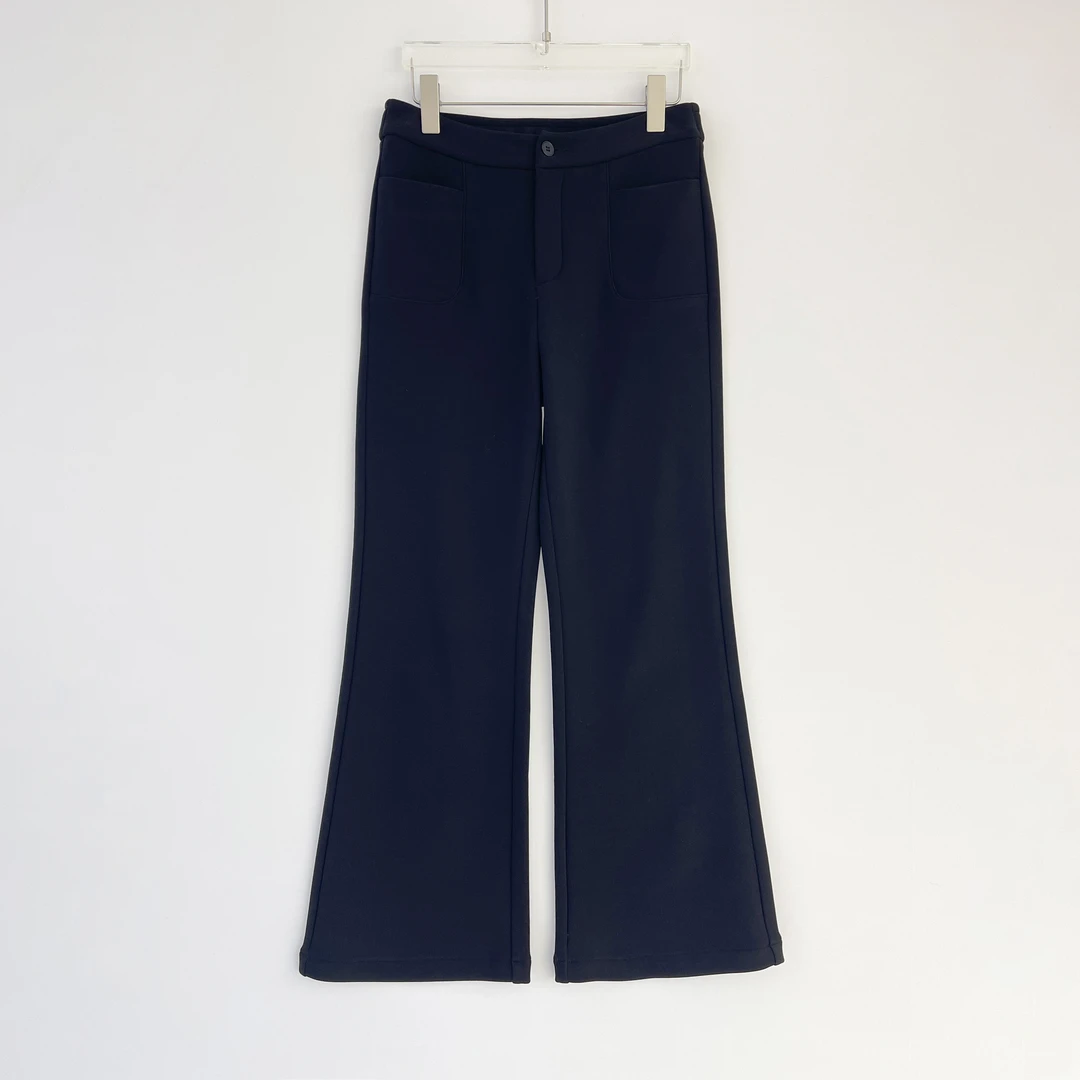 娅芸YAAYUN 【加绒女神裤】秋冬季女士休闲微喇裤百搭时尚5173