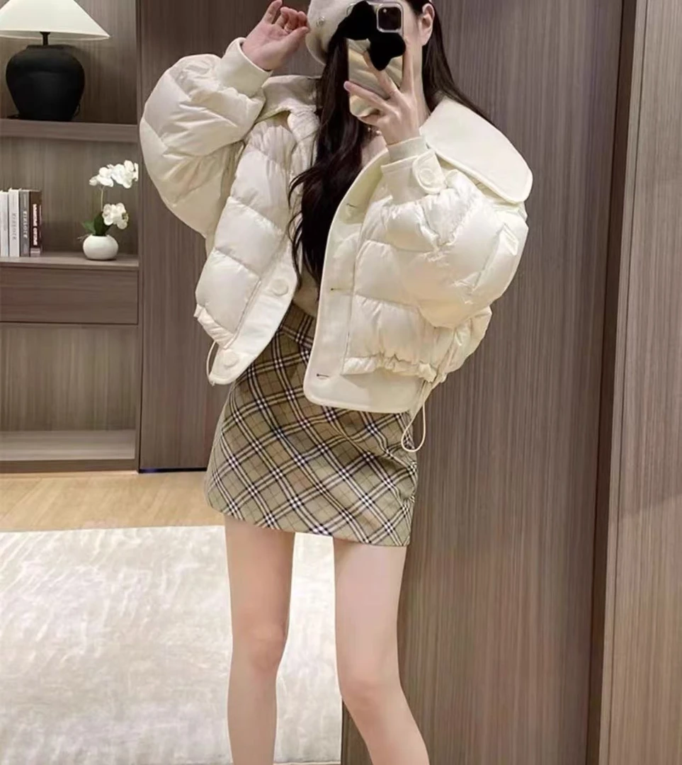 茜妮优选女装时尚百搭保暖棉服6831