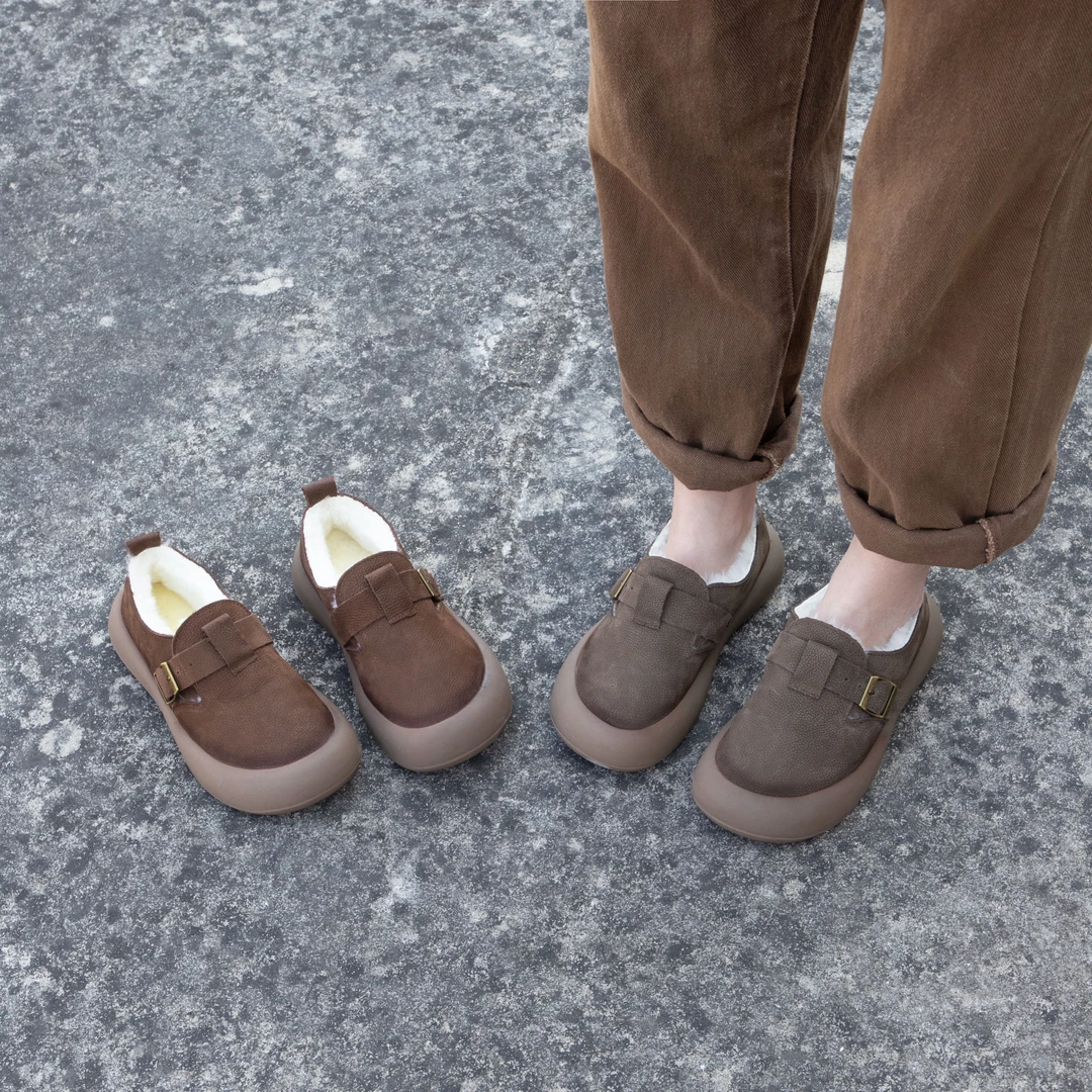 2025秋冬博肯羊毛加绒保暖时尚百搭平底低帮软底女鞋22-87