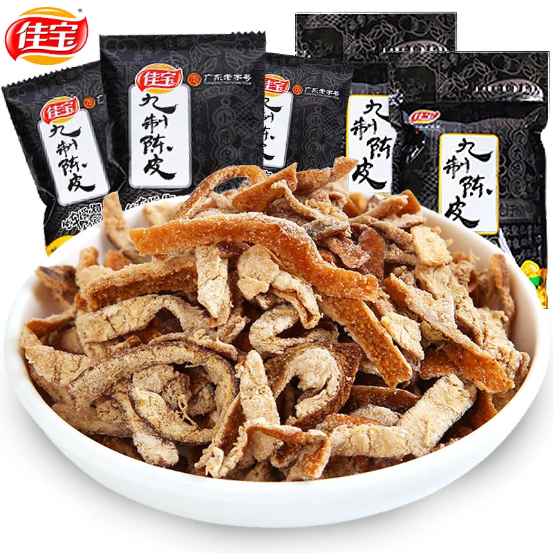 佳宝九制陈皮橙皮散装350g蜜饯果干广东特产儿时怀旧休闲零食小吃