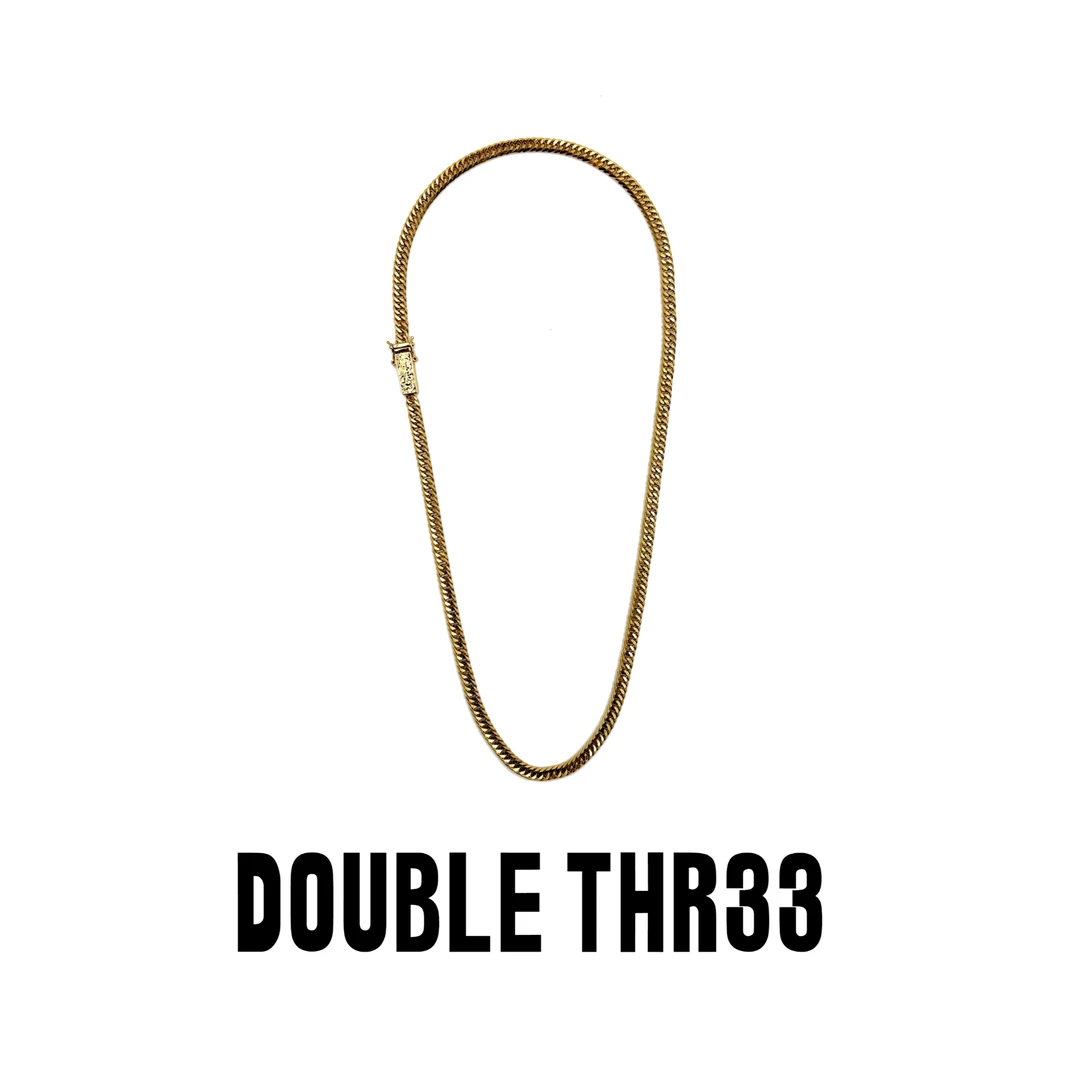 吊坠925银 Doublethr33彼岸花喜平链(6mm) 时尚轻奢小众个性