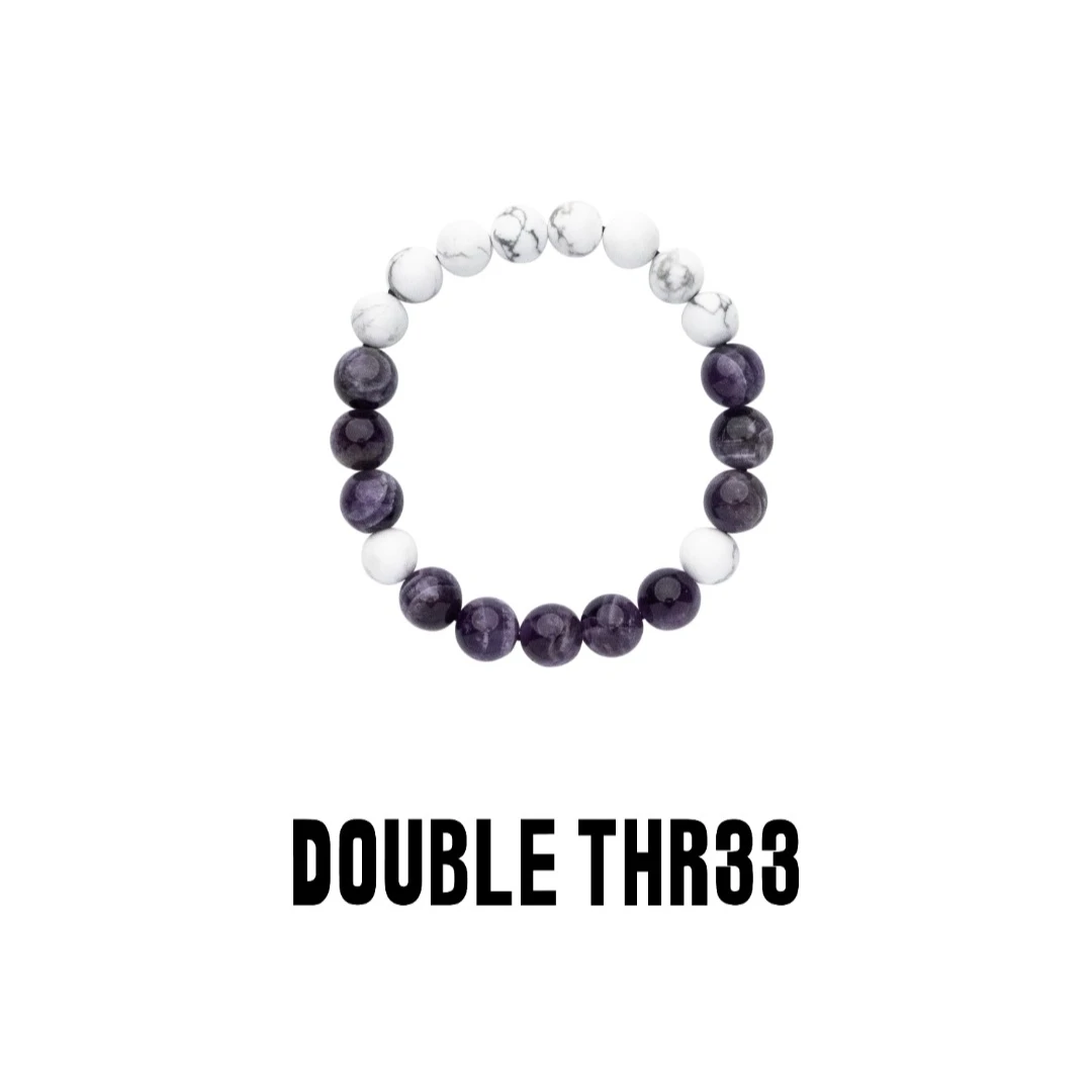 非金属仿水晶手链 Doublethr33观云手串 小众时尚简约素款