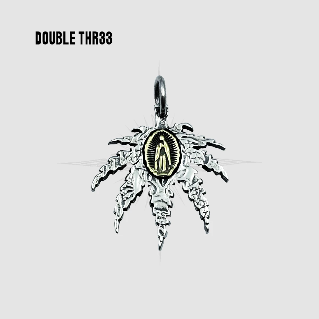 吊坠925银 自由枫叶 （包容/奇迹/力量）手工925银