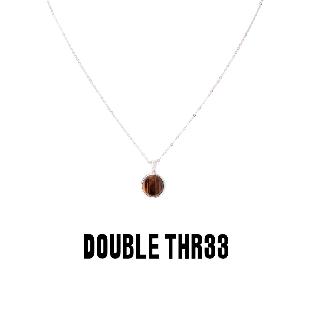 坠链均925银合成锆石 Doublethr33土星项链 (40cm+5cm)轻奢项链