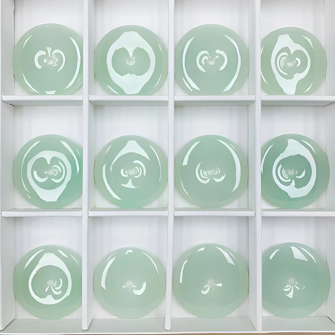 BAQIZHUBAO/八七珠宝・多样性 天然A货翡翠飘色平安扣一件