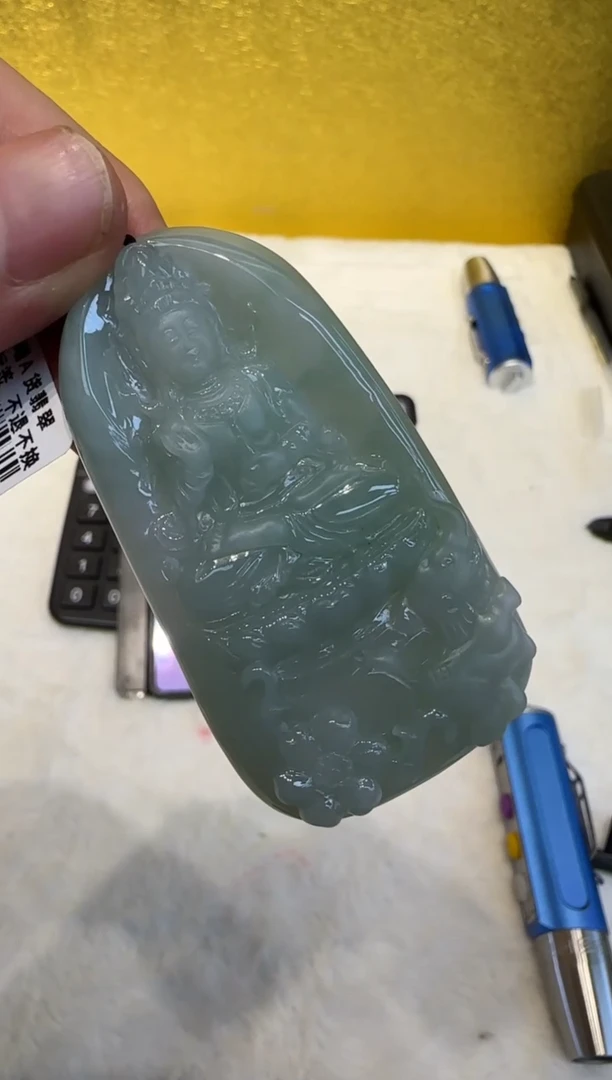 【闪购商品】翡翠挂件未镶嵌A货翡翠高端孤品（拍卖）