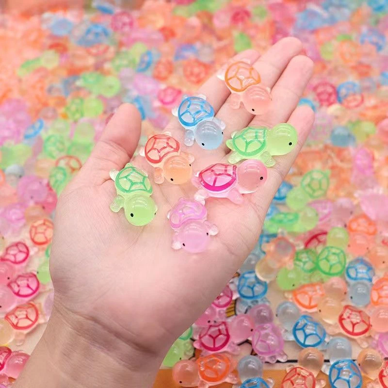 婵妹妹同款迷你小乌龟对对碰玩具摆件手工科学DIY美甲实验