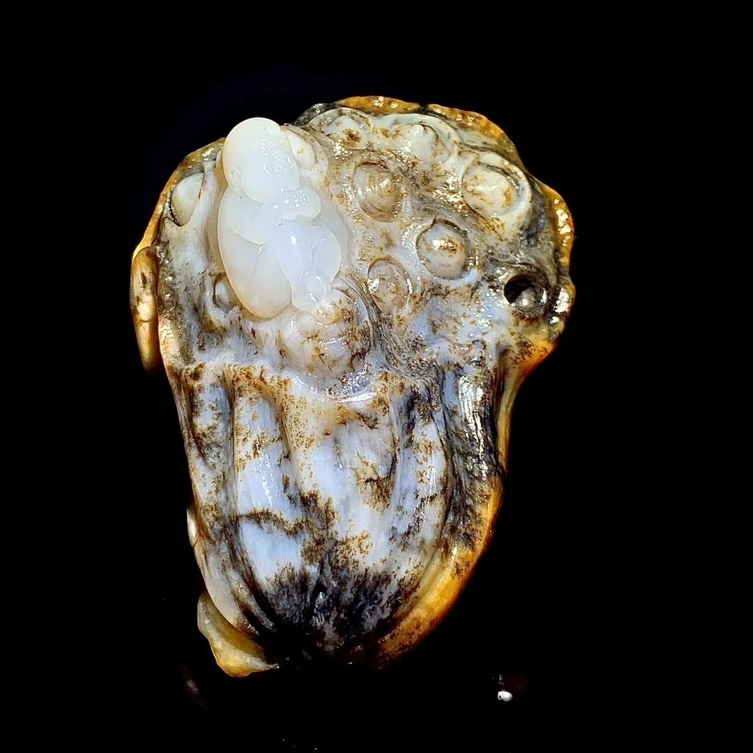 ［文玉斋］和田玉—多子多福