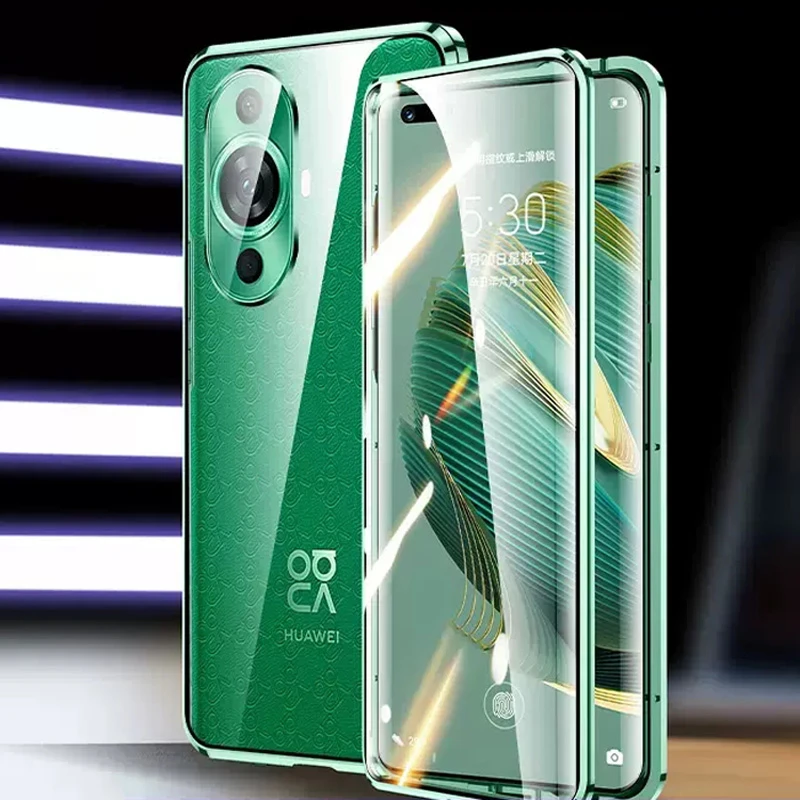 适用华为nova11/11pro/ultra手机壳nova11se保护套全包双面防摔金