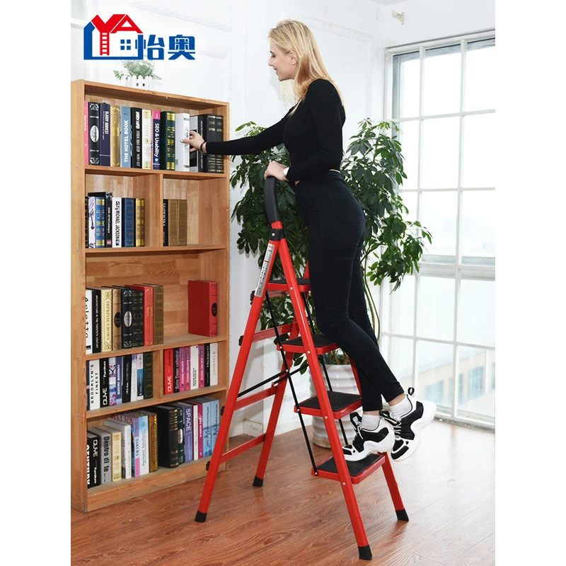 YA/怡奥品质梯具守护您的安全家用梯人字梯折叠梯D铁梯子