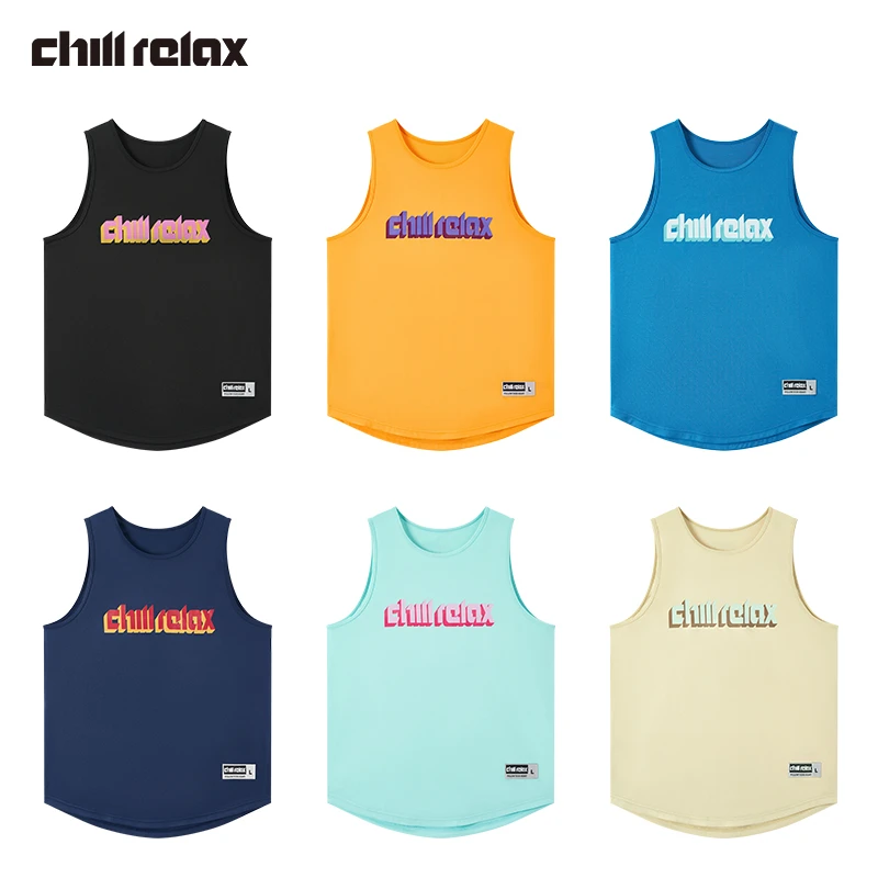 CHILL RELAX美式运动背心训练背心美式训练背心背心篮球美式速干