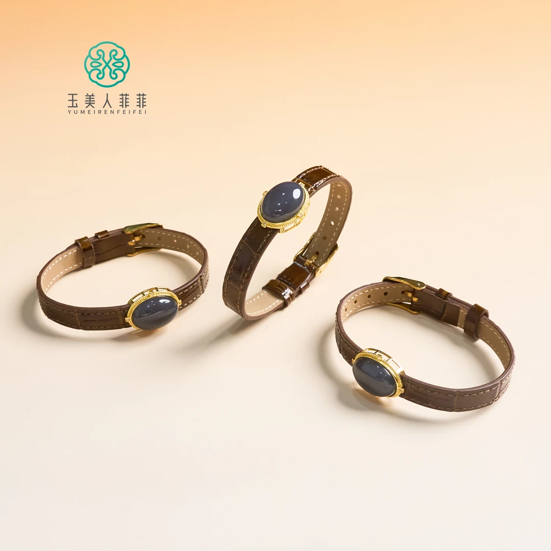 【春日珠宝】菲菲珠宝好*和田玉蛋面约19*13mm手表~多样性发一