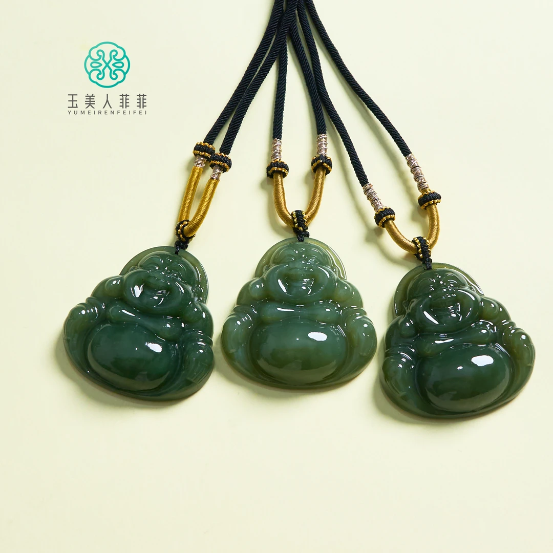 菲菲珠宝好#和田玉佛公吊坠约44-48mm-多样性发一