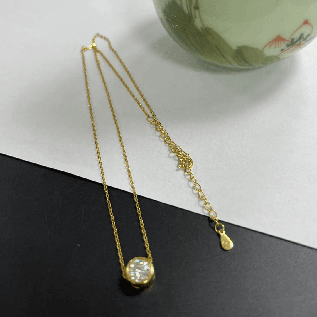 非金属珐琅项链 黄色气泡一体链多样性发货j925