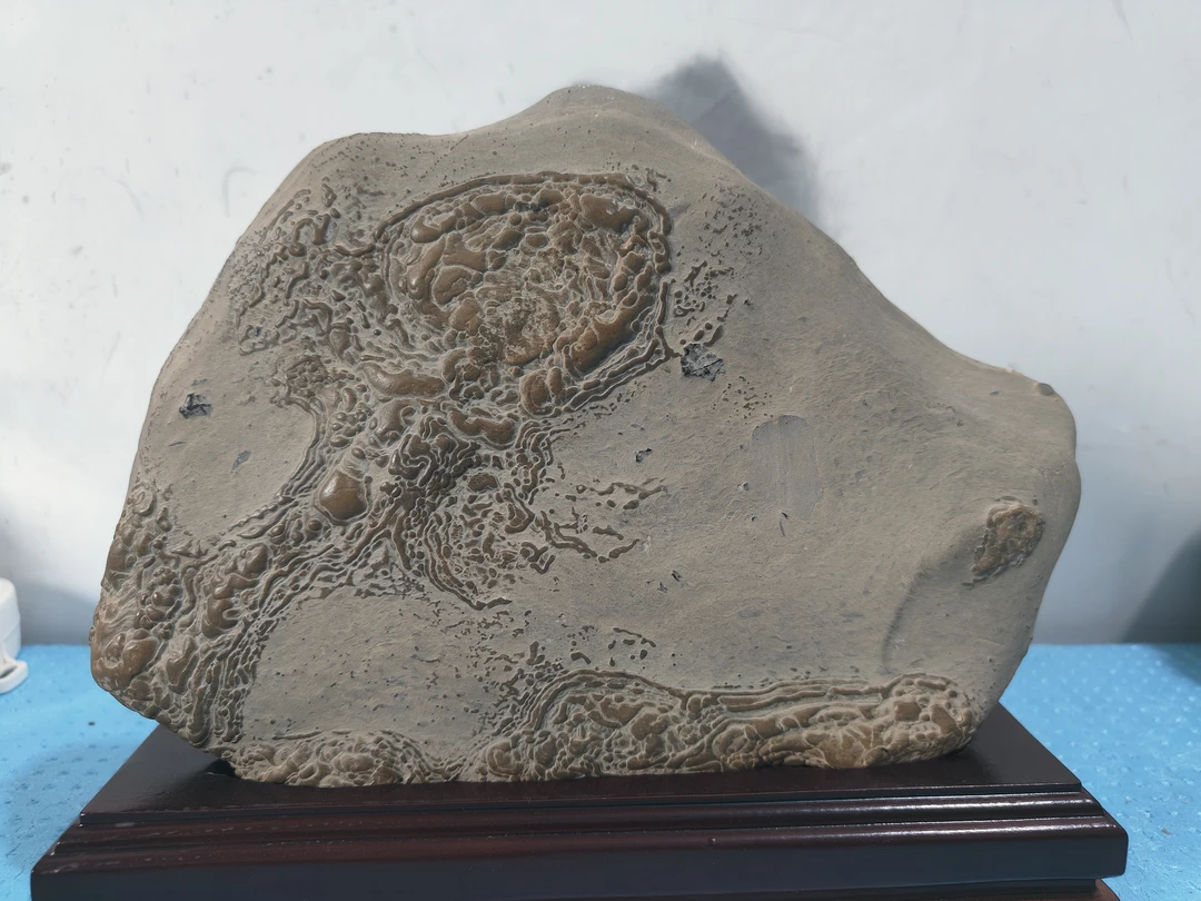 天然云锦石居家办公摆件