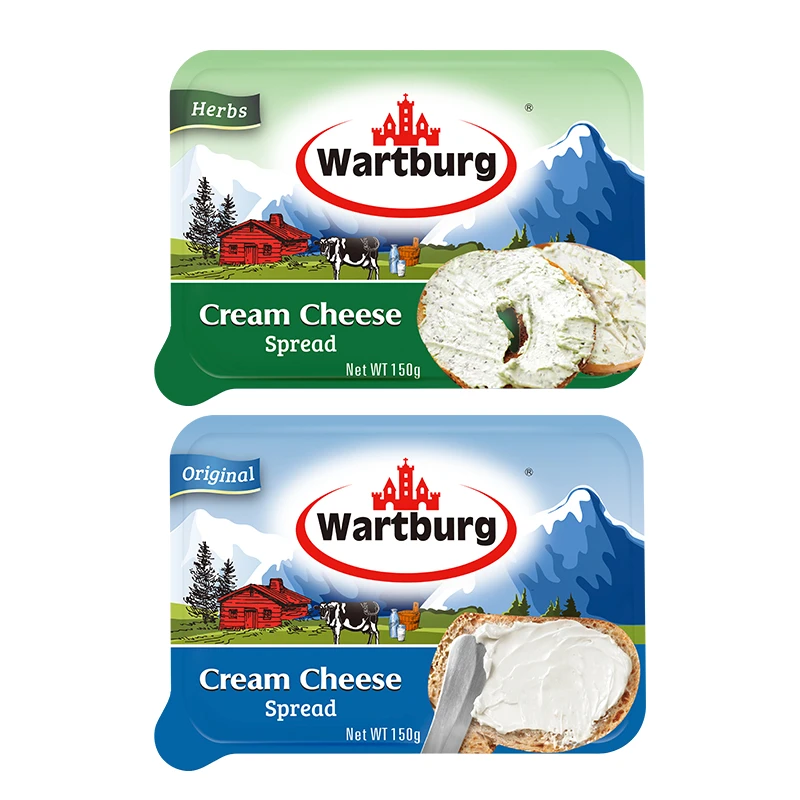 沃特堡涂抹奶酪蒜香味2个装