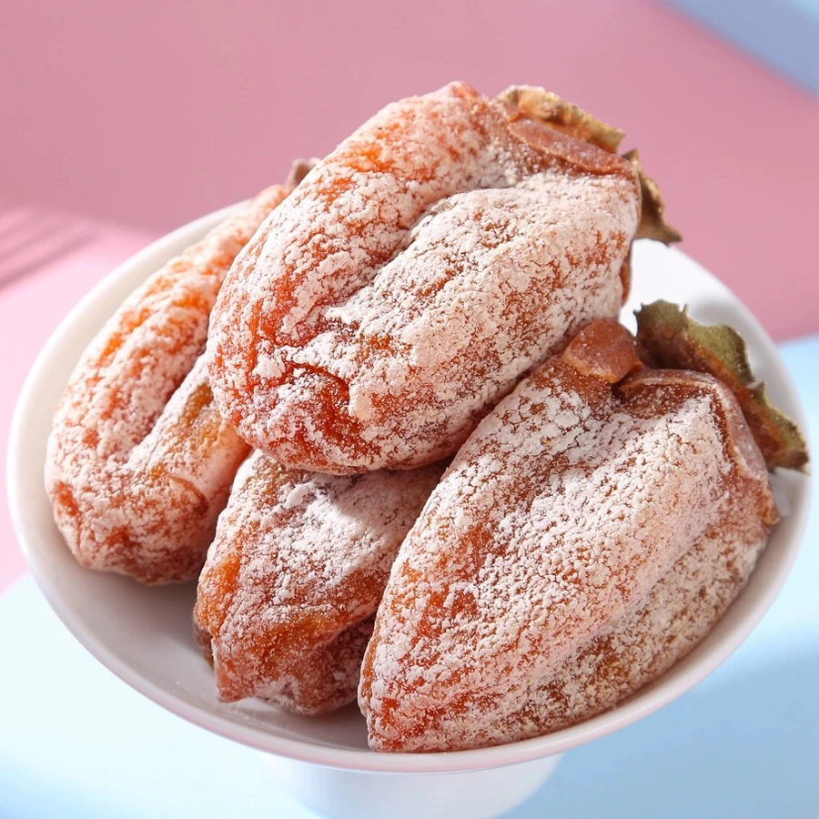 【管管姆妈】【精品】果乐宴正宗富平流心吊柿饼2/3斤礼盒独立包装