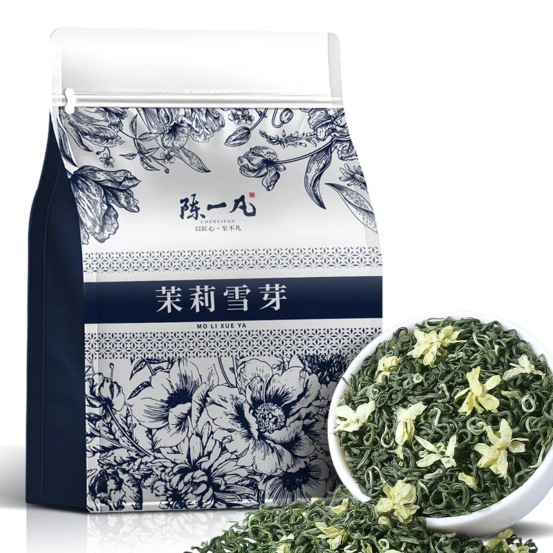 陈一凡伯牙绝弦茶霸王茶几奶茶姬平替茉莉雪芽茉莉花茶浓香型250g