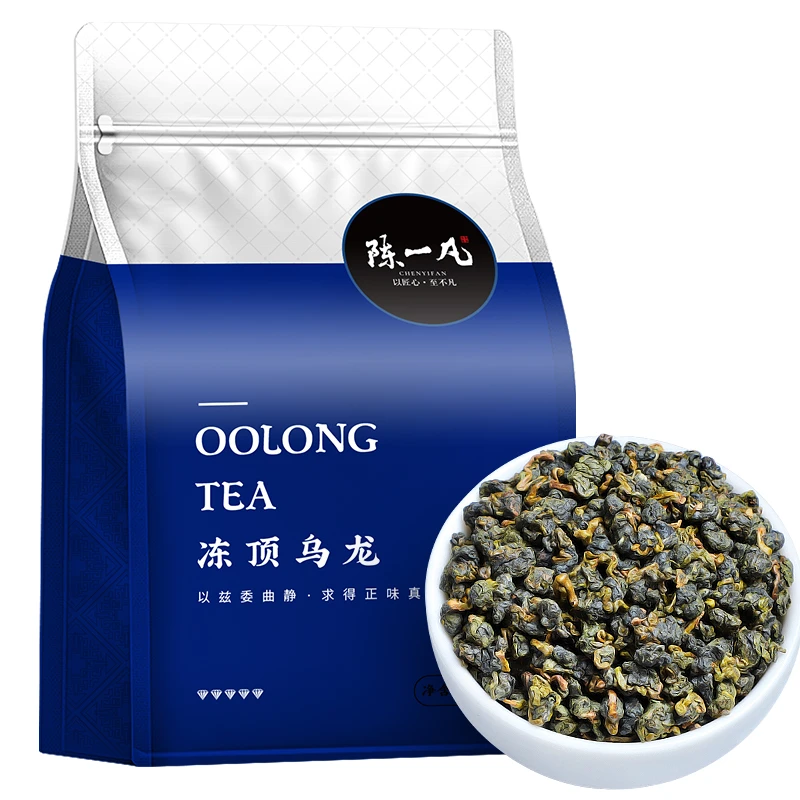 陈一凡冻顶乌龙茶台湾特级高山乌龙茶回甘耐泡浓香型冷泡袋装250g